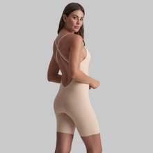 Load image into Gallery viewer, Bye Bra Low Back Bodysuit Short | Beige
