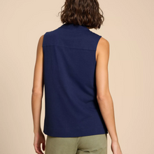 Load image into Gallery viewer, Celia Jersey Mix Shirt | Navy
