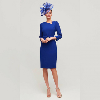 Claudia C Riesling Dress | Royal Blue / Pink