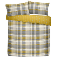 Load image into Gallery viewer, Connolly Check Ochre Duvet Set
