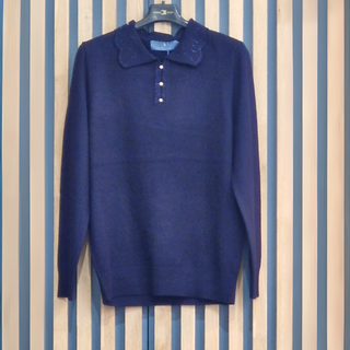 Navy Jumper on Hanger 