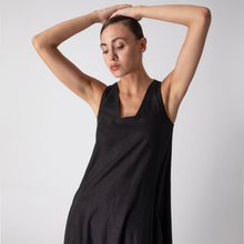 Load image into Gallery viewer, Model wearing Lotus Eaters Linen Mix Dress
