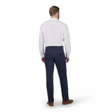 Load image into Gallery viewer, Man wearing a white shirt and navy pants on a white background
