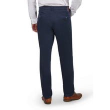 Load image into Gallery viewer, Navy blue pants worn by a person on a white background
