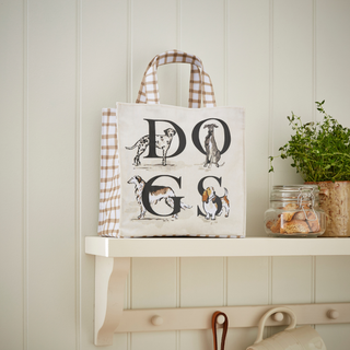 Coutry Dogs PVC Small Shopper