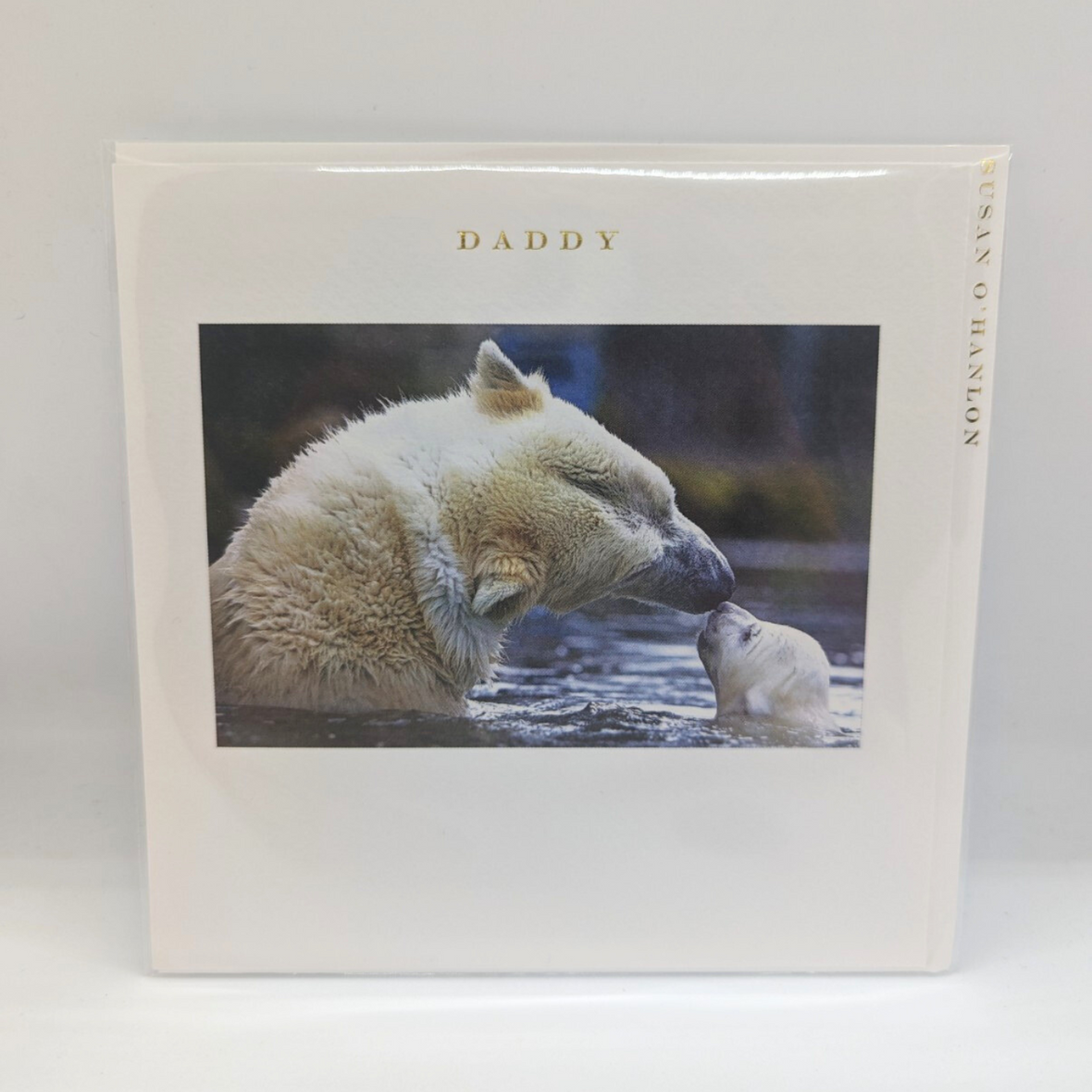 Polar Bear & Cub 'Daddy' Card | Susan O'Hanlon Card