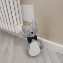 Load image into Gallery viewer, Dashing Cat Doorstop
