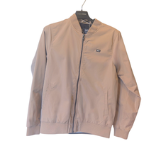 Load image into Gallery viewer, Front of Diesel Bishop Boys Jacket in Sand colour, with a white background.
