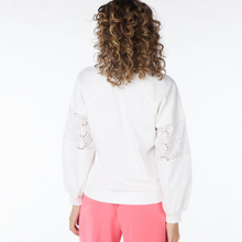 Load image into Gallery viewer, Esqualo Embroidery Sleeve Sweater | Off-White
