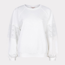 Load image into Gallery viewer, Esqualo Embroidery Sleeve Sweater | Off-White
