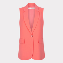 Load image into Gallery viewer, Esqualo Single Button City Gilet | Strawberry
