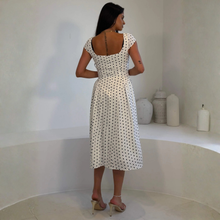 Load image into Gallery viewer, Girl In Mind Ebby Midi Dress | White Spot
