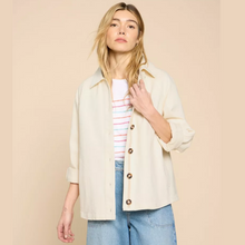 Load image into Gallery viewer, Eden Denim Relaxed Jacket | Natural
