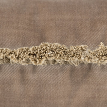 Load image into Gallery viewer, Close-up of a textured fabric with a brown background
