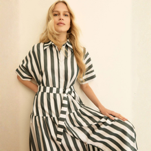 Load image into Gallery viewer, Lady in Shirt Dress 
