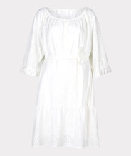 Load image into Gallery viewer, esqualo embroidered dress in off white colour
