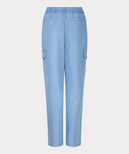 Load image into Gallery viewer, Esqualo cargo trousers in light blue with pockets
