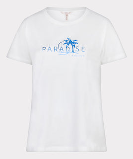 esqualo paradise tshirt in off white colour