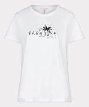 Load image into Gallery viewer, esqualo paradise tshirt in off black colour
