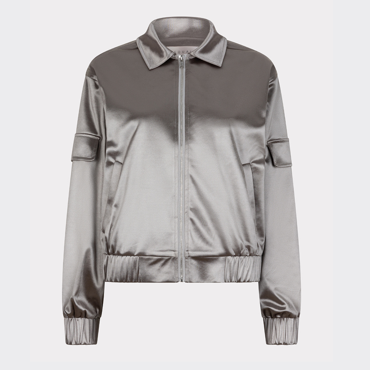 Esqualo Metallic Jacket | Silver