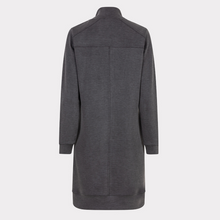 Load image into Gallery viewer, Gray long coat on a white background
