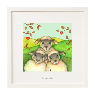 Front view of Ewe Are The Best Belinda Northcote Frame