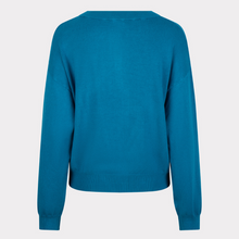 Load image into Gallery viewer, Esqualo Boxy Basic Knit Sweater | Petrol
