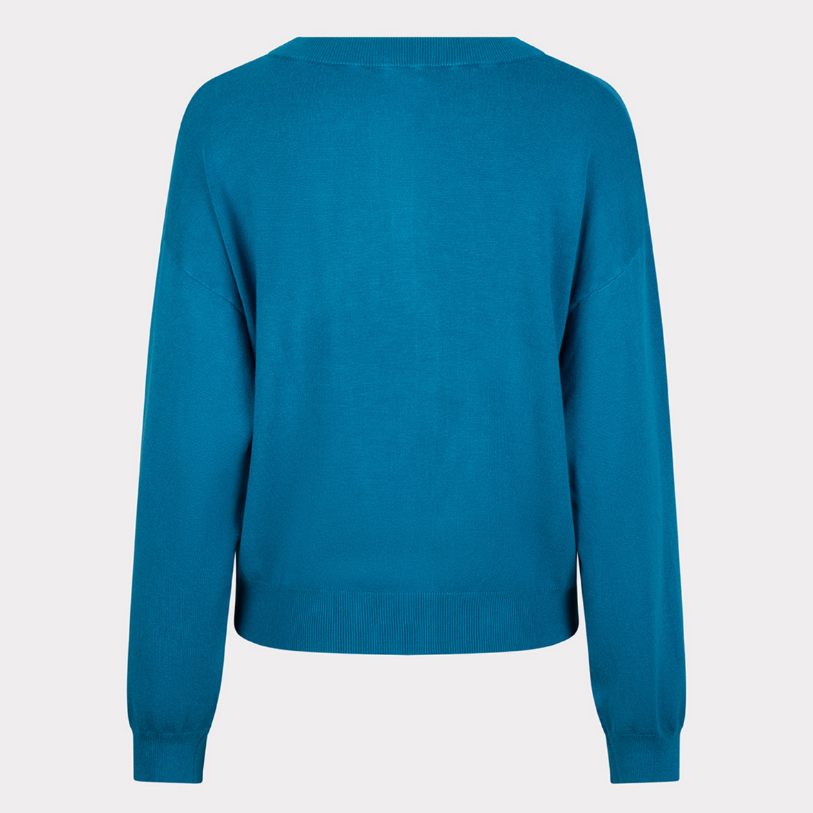 Esqualo Boxy Basic Knit Sweater | Petrol