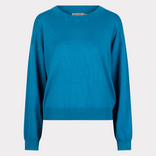 Load image into Gallery viewer, Esqualo Boxy Basic Knit Sweater | Petrol
