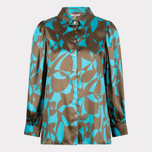 Load image into Gallery viewer, Esqualo Long Sleeve Sateen Blouse | Expressive Roots
