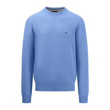 Load image into Gallery viewer, Fynch Hatton Structured Knit Jumper | Blue / Lavender / Red
