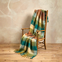 Load image into Gallery viewer, Faux Mohair Check Throw | 130x170cm
