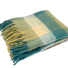 Load image into Gallery viewer, Faux Mohair Check Throw | 130x170cm
