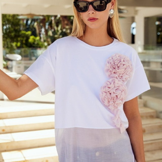 Fly Girl Top With Rosette