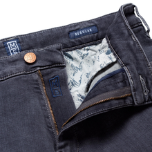 Load image into Gallery viewer, Close up of fabric on Meyer M5 Regular Fit Jean
