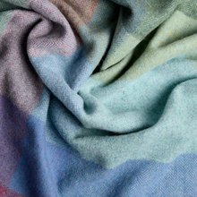 Load image into Gallery viewer, Close-up of a fabric with a checkered pattern in pastel colors.
