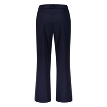 Load image into Gallery viewer, Navy blue pants on a white background
