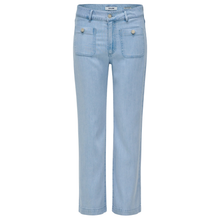 Load image into Gallery viewer, Front of Salsa Jeans High Rise Crop Jean, with a white background.
