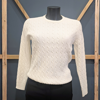 Castle Cable Knit Crew Neck Jumper