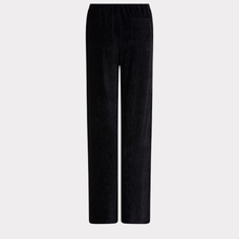 Load image into Gallery viewer, Black Esqualo Velour Trousers on a white Background
