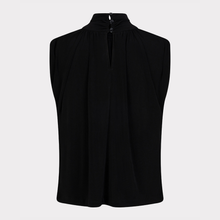 Load image into Gallery viewer, Front of Esqualo black vest with a white background
