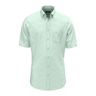 Light green short-sleeve shirt on a white background