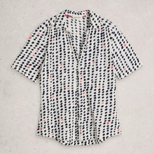 Load image into Gallery viewer, Front of  White Stuff Ann SS Jersey Shirt, with a light grey background.
