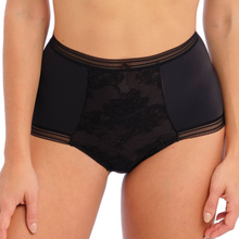 Load image into Gallery viewer, Fantasie Fusion Lace High Waist Brief | Black

