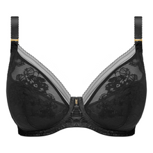 Load image into Gallery viewer, Fantasie Fusion Lace Padded Plunge Bra | Black
