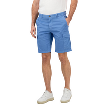Load image into Gallery viewer, Lower half of model with shorts and trainers, hand in pocket
