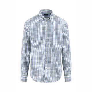 Checkered shirt on a white background