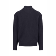 Load image into Gallery viewer, Navy sweater on a white background
