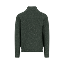 Load image into Gallery viewer, Dark green sweater on a white background
