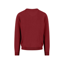 Load image into Gallery viewer, Red sweater on a white background

